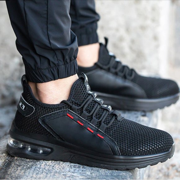 Indestructible Shoe Steel Toe Anti Skid Stab Proof Breathable Safety Sneaker - Picture 8 of 16